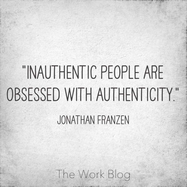The Work Blog, Relationships, authenticity, business