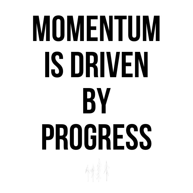 Momentum driven by progress